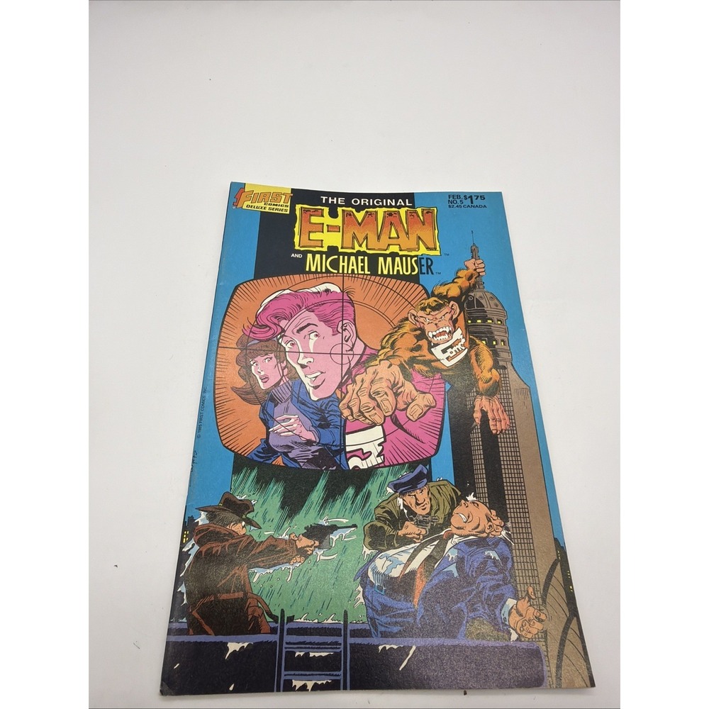 ORIGINAL E-MAN AND MICHAEL MAUSER #5 9.2 FIRST‎ COMIC BOOK CM56-48
